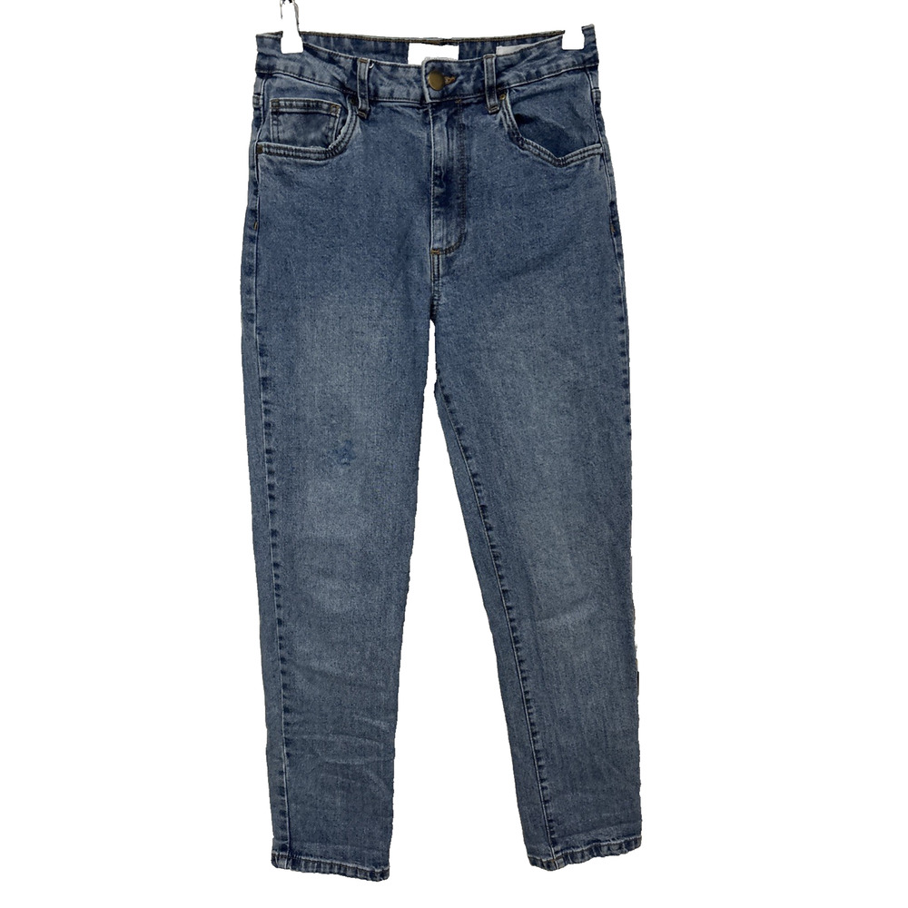 Cotton:On Women's 8 Stretch Mom Jean Y2K 90's Festival Streetwear Urban Vintage